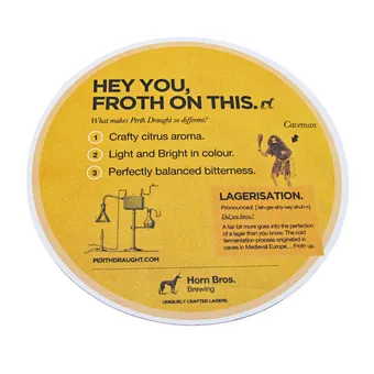Cheap Wholesale Round Different Design Custom Paper Coasters with Logo