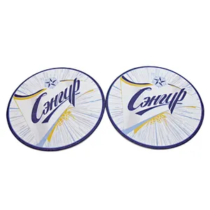 Cheap Wholesale Round Different Design Custom Paper Coasters with Logo